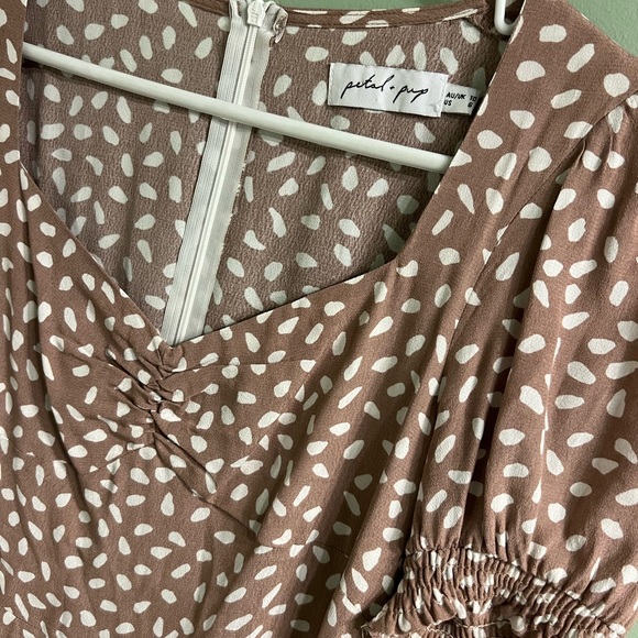 Petal & Pup Mocha Franklin Dress - Picture 5 of 11